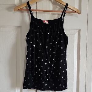 Poetry Clothing Black Apple Print Cami – Size S – Made in USA